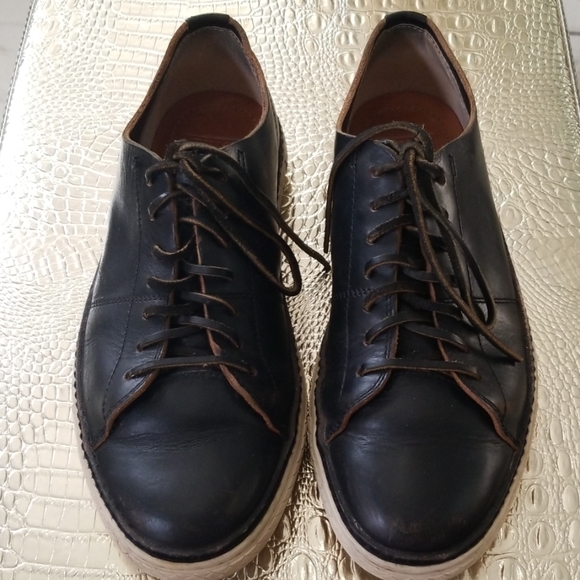 FRYE Brett Low Leather Sneakers - Picture 4 of 8
